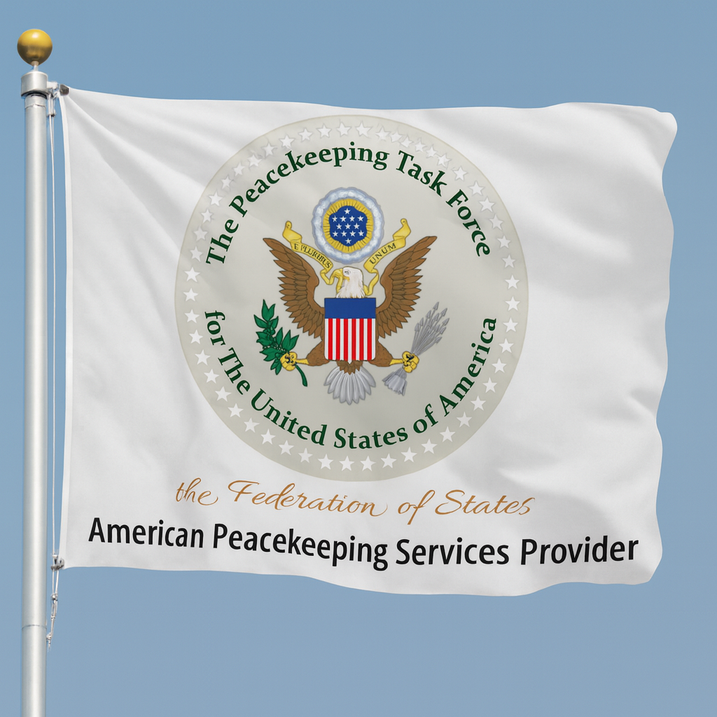 PKTF Logo flag waving in the wind